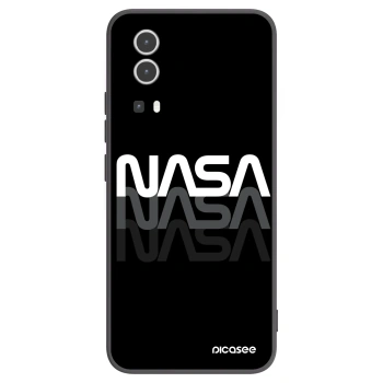 Picasee Μαύρη θήκη σιλικόνης για Vivo Y72 5G - NASA Triple