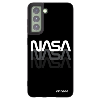 Picasee Μαύρη θήκη σιλικόνης για Samsung Galaxy S21 FE 5G - NASA Triple