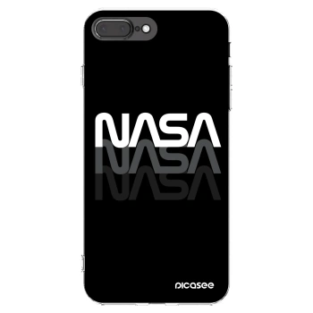 Picasee διαφανής θήκη σιλικόνης Apple iPhone 7 Plus - NASA Triple
