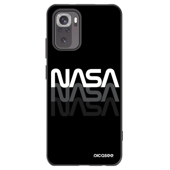 Picasee Μαύρη θήκη σιλικόνης για Xiaomi Redmi Note 11S 4G - NASA Triple