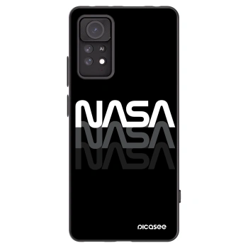 Picasee Μαύρη θήκη σιλικόνης για Xiaomi Redmi Note 11 Pro - NASA Triple