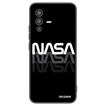 Picasee Μαύρη θήκη σιλικόνης για Vivo V23 5G - NASA Triple