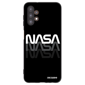 Picasee Μαύρη θήκη σιλικόνης για Samsung Galaxy A13 4G A135 - NASA Triple