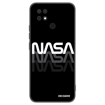 Picasee Μαύρη θήκη σιλικόνης για Xiaomi Redmi 10C - NASA Triple