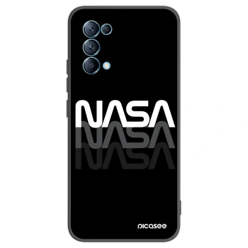 Picasee Μαύρη θήκη σιλικόνης για OPPO Reno 5 5G - NASA Triple