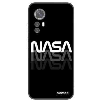 Picasee Μαύρη θήκη σιλικόνης για Xiaomi 12X - NASA Triple