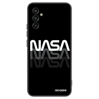 Picasee Μαύρη θήκη σιλικόνης για Samsung Galaxy M13 M135F - NASA Triple