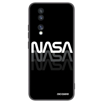 Picasee Μαύρη θήκη σιλικόνης για Honor 70 - NASA Triple