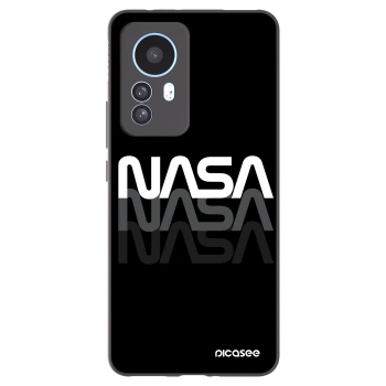 Picasee Μαύρη θήκη σιλικόνης για Xiaomi 12T Pro - NASA Triple