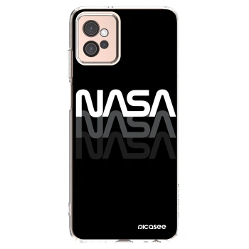 Picasee διαφανής θήκη σιλικόνης Motorola Moto G32 - NASA Triple