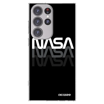 Picasee διαφανής θήκη σιλικόνης Samsung Galaxy S23 Ultra 5G - NASA Triple