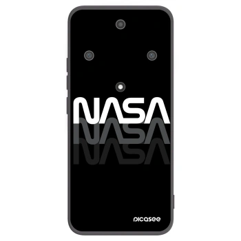Picasee Μαύρη θήκη σιλικόνης για Honor Magic5 Lite 5G - NASA Triple