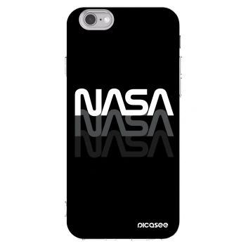 Picasee διαφανής θήκη σιλικόνης Apple iPhone 6/6S - NASA Triple