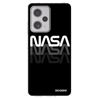 Picasee διαφανής θήκη σιλικόνης Xiaomi Redmi Note 12 Pro+ 5G - NASA Triple