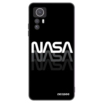 Picasee Μαύρη θήκη σιλικόνης για Xiaomi Redmi Note 12S - NASA Triple