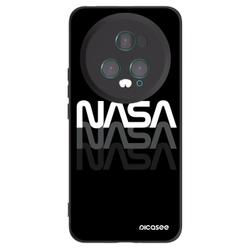 Picasee Μαύρη θήκη σιλικόνης για Honor Magic5 Pro - NASA Triple