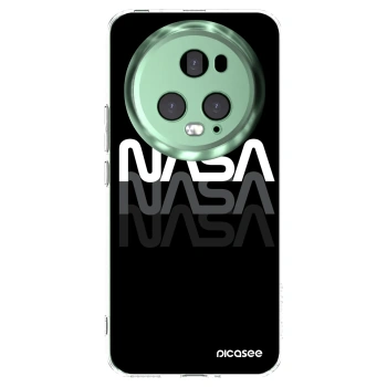 Picasee διαφανής θήκη σιλικόνης Honor Magic5 Pro - NASA Triple