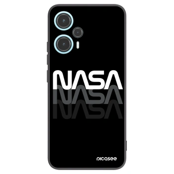 Picasee Μαύρη θήκη σιλικόνης για Xiaomi Poco F5 - NASA Triple