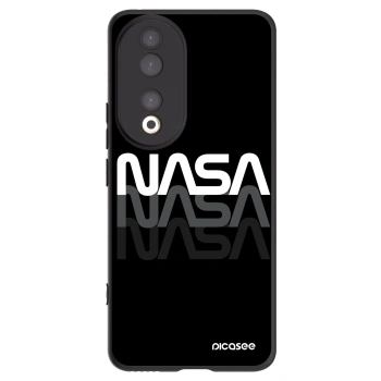 Picasee Μαύρη θήκη σιλικόνης για Honor 90 5G - NASA Triple