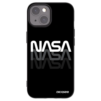 Picasee Μαύρη θήκη σιλικόνης για Apple iPhone 15 - NASA Triple