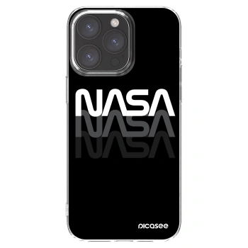 Picasee διαφανής θήκη σιλικόνης Apple iPhone 15 Pro Max - NASA Triple