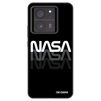 Picasee Μαύρη θήκη σιλικόνης για Xiaomi 13T Pro - NASA Triple
