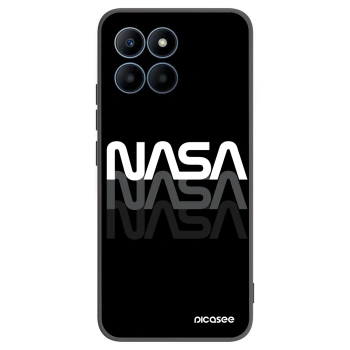 Picasee Μαύρη θήκη σιλικόνης για Honor 70 Lite - NASA Triple