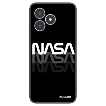 Picasee Μαύρη θήκη σιλικόνης για Realme C53 - NASA Triple