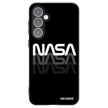 Picasee Μαύρη θήκη σιλικόνης για Samsung Galaxy S23 FE S711B - NASA Triple