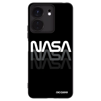 Picasee Μαύρη θήκη σιλικόνης για Xiaomi Redmi 13C 4G - NASA Triple