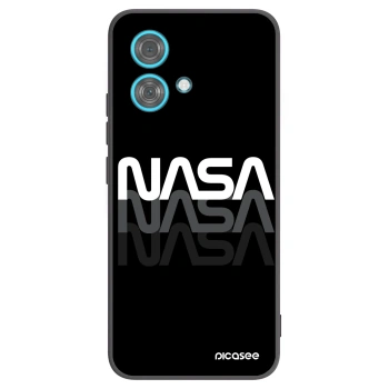 Picasee Μαύρη θήκη σιλικόνης για Motorola Edge 40 Neo - NASA Triple