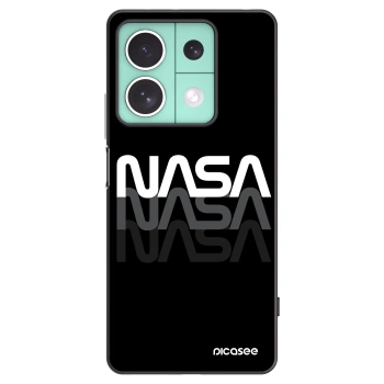 Picasee Μαύρη θήκη σιλικόνης για Xiaomi Redmi Note 13 5G - NASA Triple