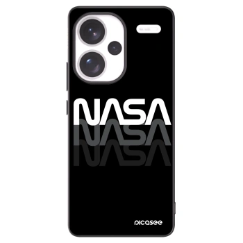 Picasee Μαύρη θήκη σιλικόνης για Xiaomi Redmi Note 13 Pro+ 5G - NASA Triple