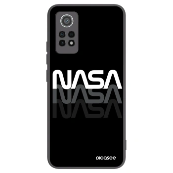 Picasee Μαύρη θήκη σιλικόνης για Xiaomi Redmi Note 12 Pro 4G - NASA Triple