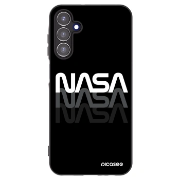 Picasee Μαύρη θήκη σιλικόνης για Samsung Galaxy A15 A155F 4G - NASA Triple