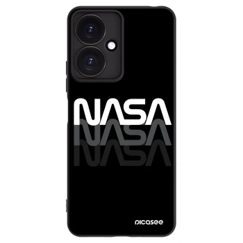 Picasee Μαύρη θήκη σιλικόνης για Xiaomi Redmi 13C 5G - NASA Triple