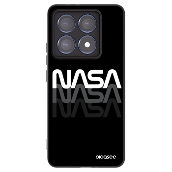 Picasee Μαύρη θήκη σιλικόνης για Xiaomi 14T Pro - NASA Triple