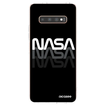 Picasee διαφανής θήκη σιλικόνης Samsung Galaxy S10 Plus G975 - NASA Triple