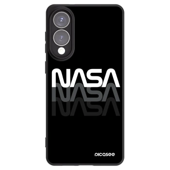 Picasee Μαύρη θήκη σιλικόνης για Samsung Galaxy S25 Edge 5G - NASA Triple