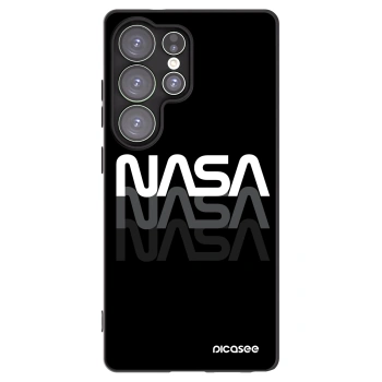 Picasee Μαύρη θήκη σιλικόνης για Samsung Galaxy S25 Ultra 5G - NASA Triple