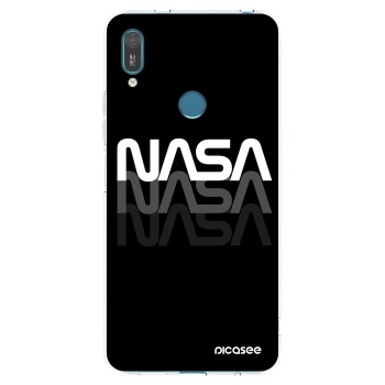Picasee διαφανής θήκη σιλικόνης Huawei Y7 2019 - NASA Triple