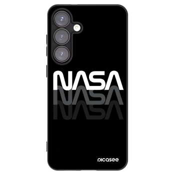 Picasee Μαύρη θήκη σιλικόνης για Samsung Galaxy S25+ 5G - NASA Triple