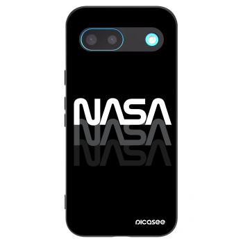 Picasee Μαύρη θήκη σιλικόνης για Google Pixel 8 - NASA Triple