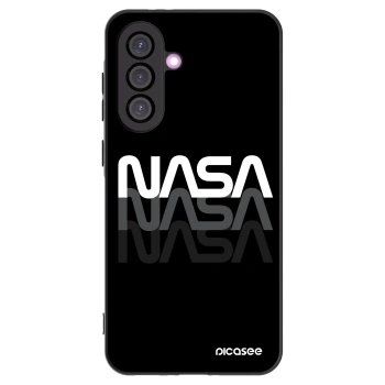 Picasee Μαύρη θήκη σιλικόνης για Samsung Galaxy A56 5G A566B - NASA Triple
