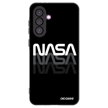Picasee Μαύρη θήκη σιλικόνης για Samsung Galaxy A36 5G - NASA Triple