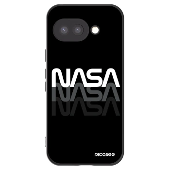 Picasee Μαύρη θήκη σιλικόνης για Google Pixel 9a - NASA Triple