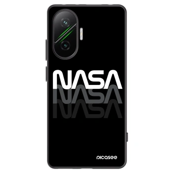 Picasee Μαύρη θήκη σιλικόνης για Xiaomi Poco F7 5G - NASA Triple