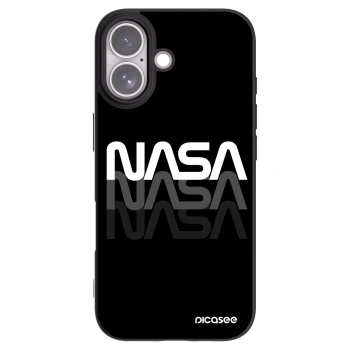 Picasee Μαύρη θήκη σιλικόνης για Apple iPhone 17 - NASA Triple