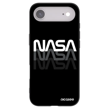 Picasee Μαύρη θήκη σιλικόνης για Apple iPhone Air - NASA Triple