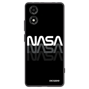 Picasee Μαύρη θήκη σιλικόνης για Motorola Moto E14 - NASA Triple
